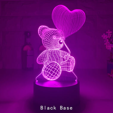 Vue 3D de l'amour Teddy